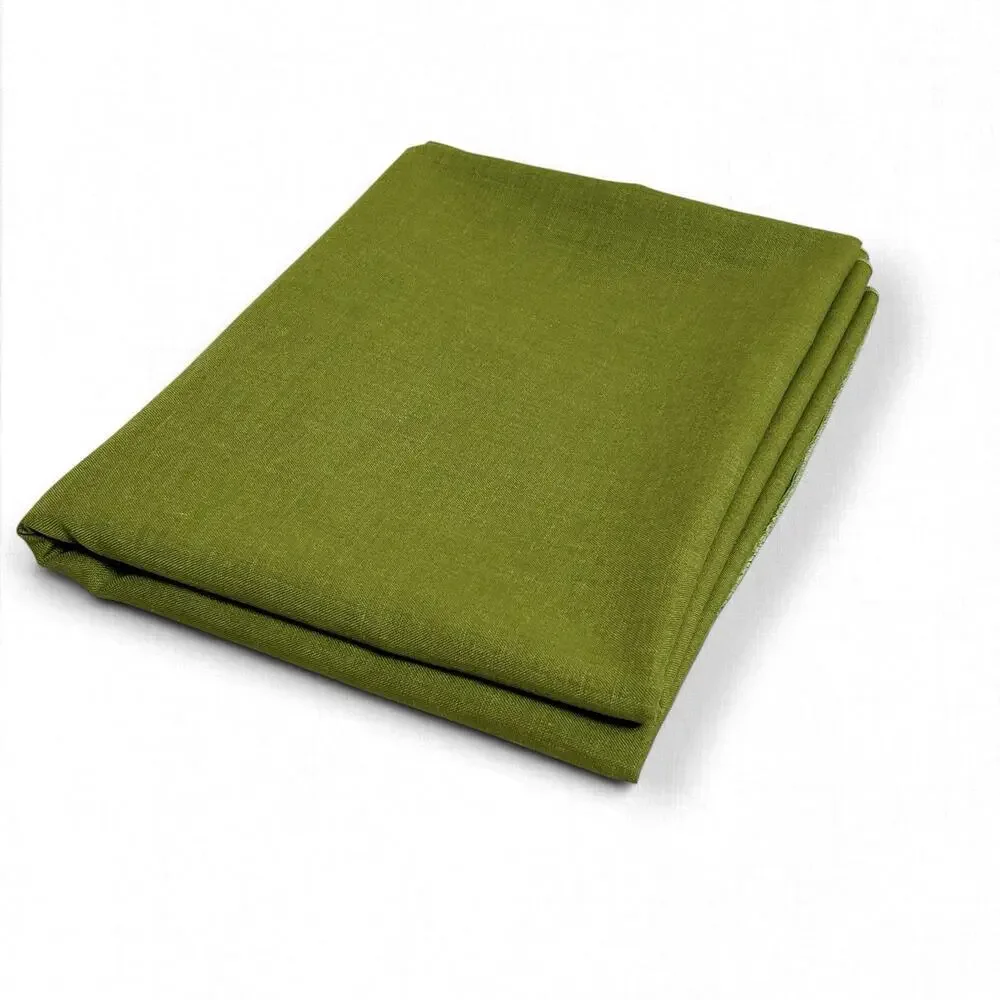 Olive Green Tablecloth Napkin Set Oblong 85x58 Farmhouse Dinner 6 Matching 17x17